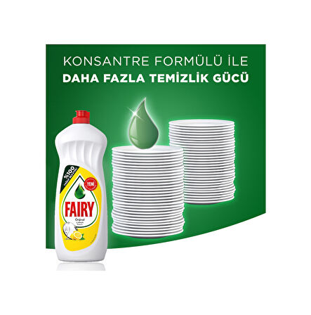 Fairy Limon Kokulu Elde Sıvı Bulaşık Deterjanı 4 x 650 ML