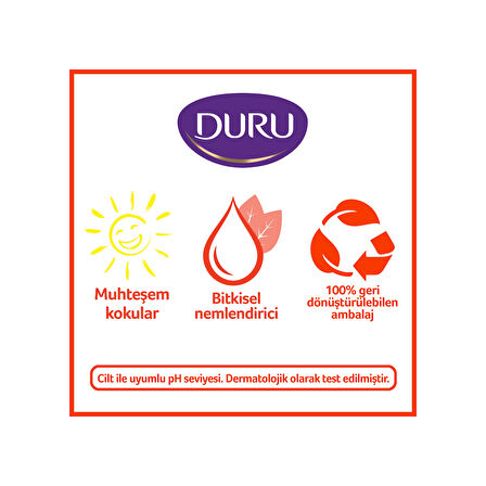 Duru Limited Edition Tropical Bliss Duş Jeli 6 x 450 ML