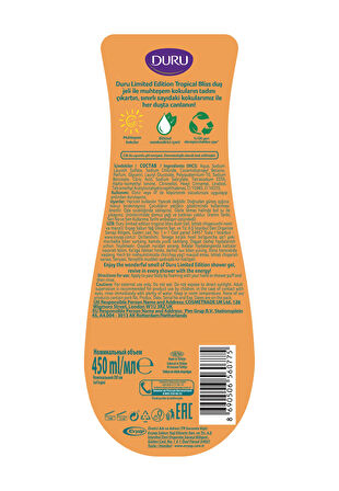 Duru Limited Edition Tropical Bliss Duş Jeli 6 x 450 ML