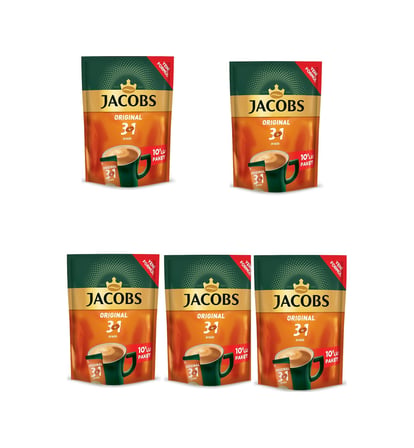 Jacobs Original 3'ü 1 Arada Kahve 10'lu Paket 5 x 12 G