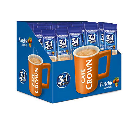 Cafe Crown 3'ü 1 Arada Fındıklı Kahve 24'lü 13 G