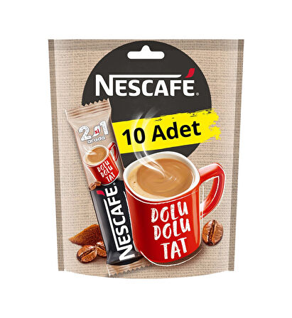 Nescafe 2 si 1 Arada Kahve 4 x 10'lu
