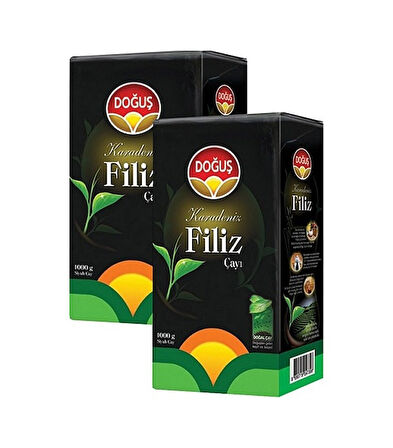 Doğuş Karadeniz Siyah Filiz Çay 2 x 1 KG