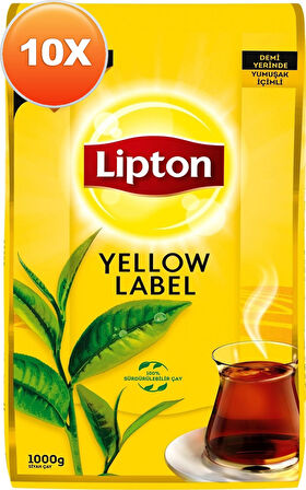 Lipton Yellow Label Dökme Çay 10 x 1 KG