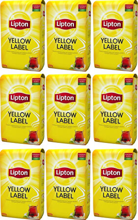 Lipton Yellow Label Siyah Dökme Çay 9 x 1 KG