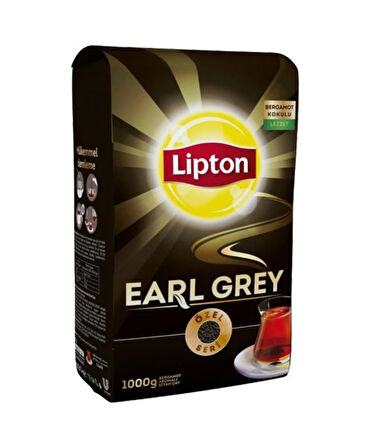 Lipton Earl Grey Bergamot Aromalı Siyah Dökme Çay 9 x 1 KG