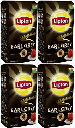 Lipton Earl Grey Bergamot Aromalı Siyah Dökme Çay 4 x 500 G