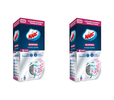 Marc Çamaşır Makinesi Temizleyici Express Yoğun Formül 2 x 250 ML