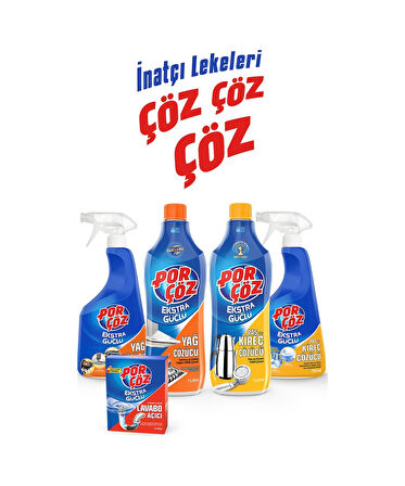 Porçöz Çamaşır Makinesi Temizleyici 4 x 250 ML