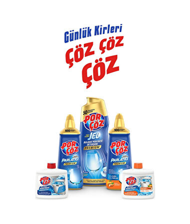 Porçöz Çamaşır Makinesi Temizleyici 4 x 250 ML