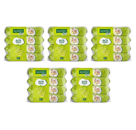 Komili Soft Kapaklı Islak Bebek Havlusu 1400 Yaprak