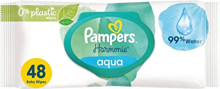 Prima Pampers Harmonie Islak Havlu Mendil Aqua Pure 48 Yaprak 2'li
