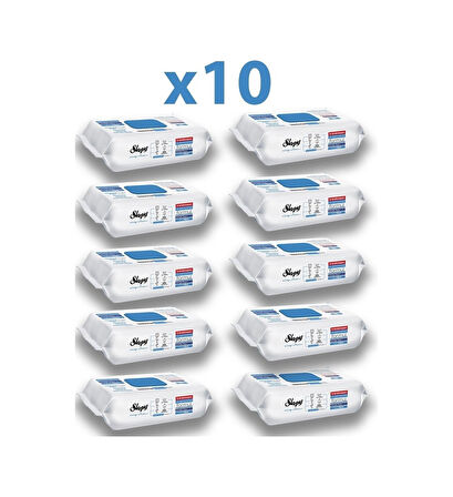 Sleepy Sleepy Easy Clean Çamaşır Suyu Katkılı Yüzey Temizlik Havlusu 100'lü - 10 Adet Diğer 