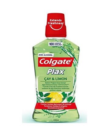 Colgate Plax Çay ve Limon Ağız Bakım Suyu 3 x 500 ML