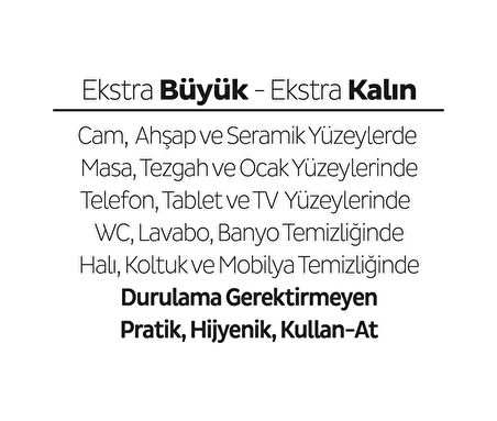 Sleepy Easy Clean Orkide Bahçesi Yüzey Temizlik Havlusu 100 Yaprak 7 Al 6 Öde Tekli 