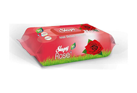 Sleepy Gül Kokulu Islak Bebek Havlusu 12 X 90'Lı