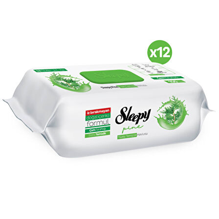 Sleepy Pine Yüzey Temizlik Havlusu&Mendili Çam Ferahlığı 12x100 (1200 Yaprak)