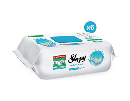 Sleepy Ocean Yüzey Temizlik Havlusu Okyanus Esintisi 6x100 600 Yaprak Tekli 