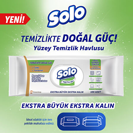 Solo Beyaz Sabun Ferahlığı Yüzey Temizlik Havlusu 6'lı