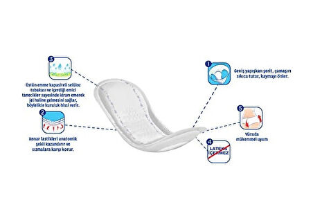 Canped Mesane Pedi Yoğun Büyük Boy L 6 x 20'li