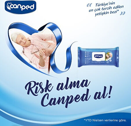 Canped Vücut Temizleme Mendili 48’li X 12