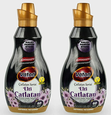 Vatan Elti Çatlatan Konsantre Yumuşatıcı 60 Yıkama 2 x 1440 ML