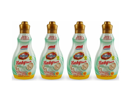 Vatan Soft Touch Konsantre Yumuşatıcı 60 Yıkama 4 x 1440 ML
