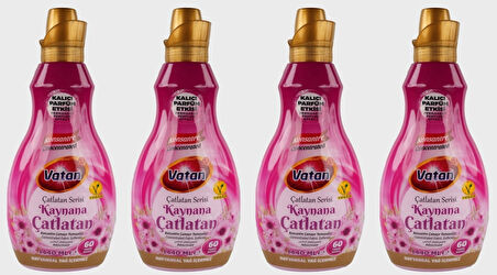 Vatan Kaynana Çatlatan Konsantre Yumuşatıcı 60 Yıkama 4 x 1440 ML