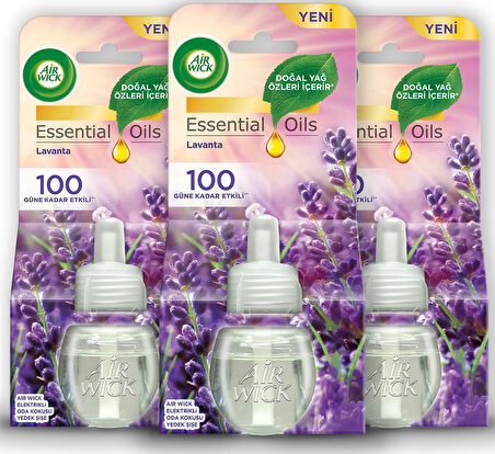 Air Wick Elektrikli Oda Kokusu Yedek Şişe Lavanta x 3