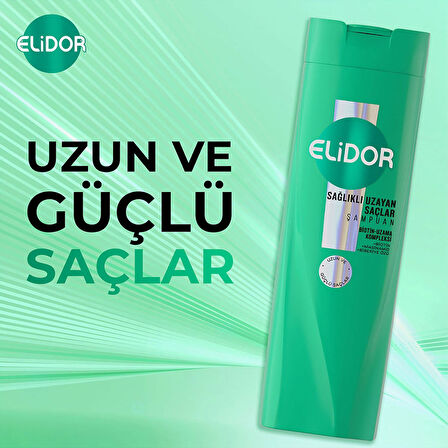 Elidor Sağlıklı Uzayan Saçlar Bakım Şampuanı 3 x 400 ML