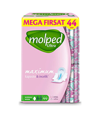 Molped Ultra Anatomik Mega Fırsat Ped Normal 44x2 88 Adet 
