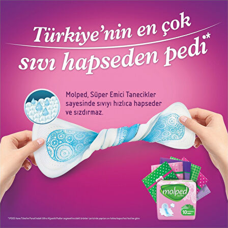 Molped Ultra Ped Gece 4 x 16'lı