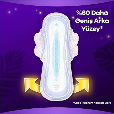 Orkid Platinum Gece Extra Plus Hijyenik Ped 2 x 20'li