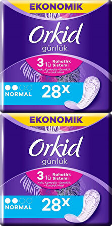 Orkid Günlük Ped Normal 2 x 28'li