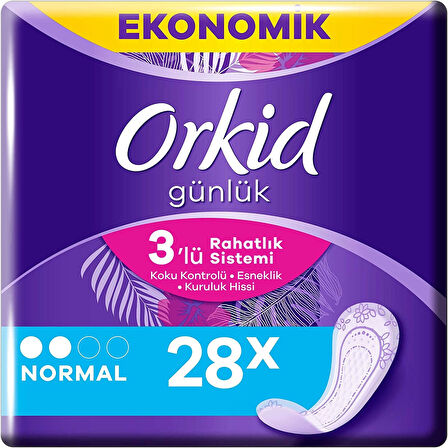 Orkid Günlük Ped Normal 4 x 28'li