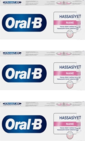 Oral-B Pro Sensitive Hassasiyet Diş Macunu 3 x 75 ML
