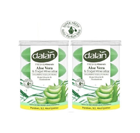 Dalan Fresh Minerals Aloe Vera Duş Sabunu 2 x 440 G