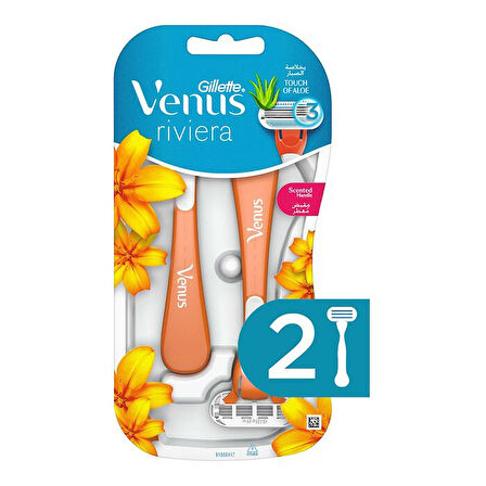 Gillette Venus Riviera Kullan At Kadın Tıraş Bıçağı 2'li