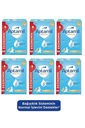 Aptamil 4 Çocuk Sütü Yeni Formül 1200 gr X 6 Adet