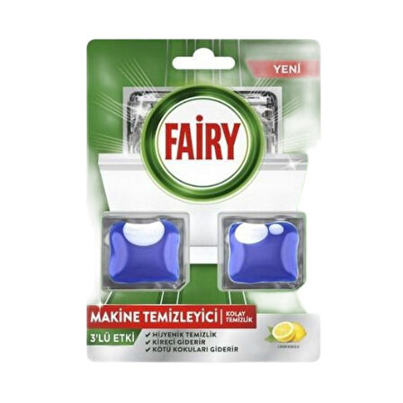 Fairy Bulaşık Makinesi Temizleyicisi 3'lü Etki Kapsül 2'li