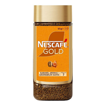 Nescafe Gold Karamel Aromalı Kavanoz 95 Gr