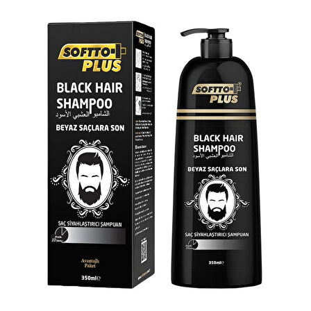 Softto Plus Saç Siyahlaştırıcı 350 Ml