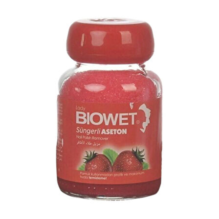Biowet Süngerli Aseton Çilek 75 Ml