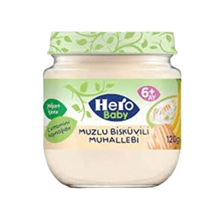 Hero Baby Mama Muzlu Bisküvili Muhallebi 120 Gr