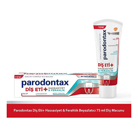 Parodontax Diş Eti + Hassasiyet Beyazlatıcı Diş Macunu 75 Ml