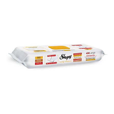 Sleepy Easy Clean Arap Sabunu Katkılı Yüzey Temizlik Havlusu 4xl 50'li
