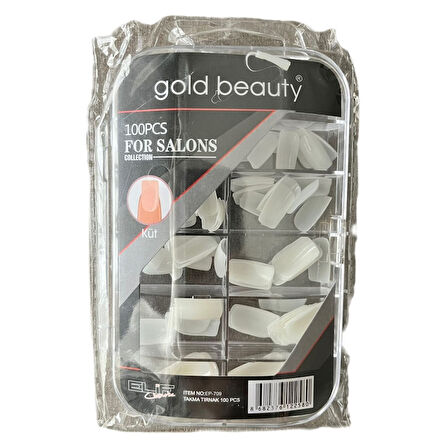 Gold Beauty Küt Takma Tırnak Ep-709