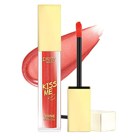 Pretty Beauty Pretty Beauty Kiss Mee Shıne Lipgloss 24 Saat Kalıcı Işıltı Veren Ruj No:03