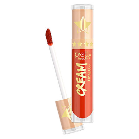 Pretty Beauty Cream Lipgloss & Uzun Süre Kalıcı Likit Ruj 14