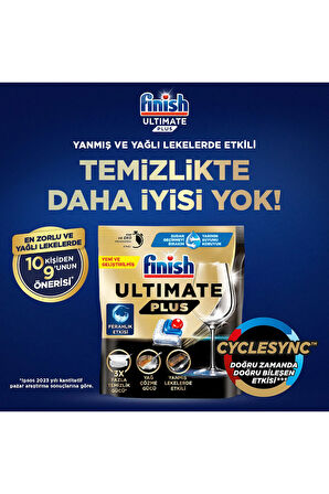 Finish Ultimate Plus Hepsi Bir Arada Bulaşık Makinesi Deterjanı  Kapsül Tablet  120 Adet (60 x 2'li)